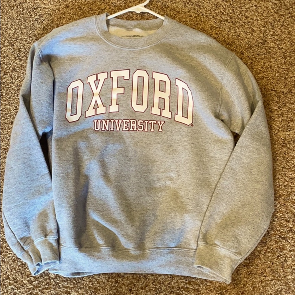 Gray Oxford Crewneck